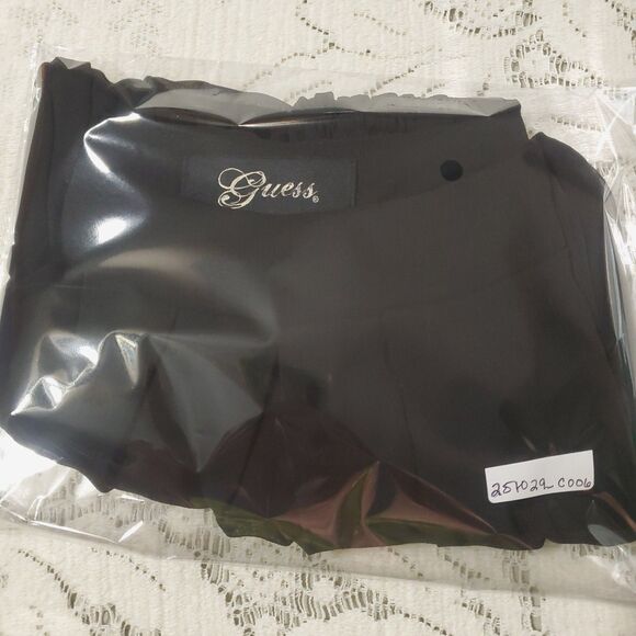 Guess Women's Black Sheer Off Shoulder Top/Blouse Boho Peasant Style Size S/P - Picture 12 of 12